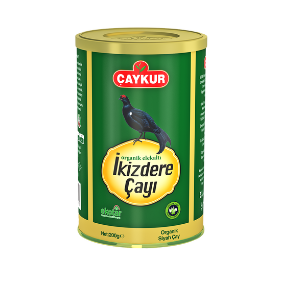 ÇAYKUR Organik Elekaltı İkizdere Çayı 200 gr, doğal ve taze organik çay yapraklarıyla dolu paket.