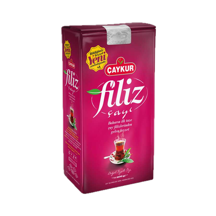 Çaykur Filiz Çayı 500 gr, siyah çay paketi, kuru ve ince kıyılmış yapısıyla gösteriliyor.