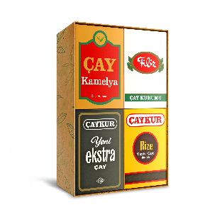ÇAYKUR Nostalji Serisi 400 gr hediye çayı, paketli ve geleneksel Türk çayı görüntüsü