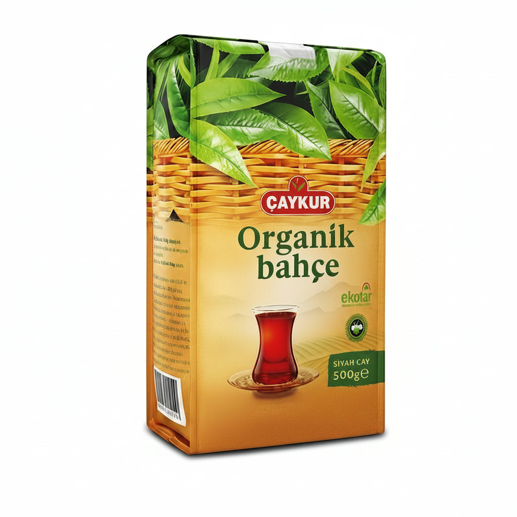 ÇAYKUR organik bahçe çayı, 500 gram, taze ve doğal bitki çayı görüntüsü.